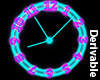 [A] Neon Animated Clock