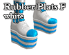 Rubber Plats F white