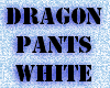 [PT] dragon pants white