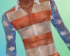 Patriotic Sheer Shirt