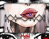 lip piercing
