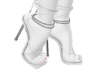 NUT. WHITE HEELS