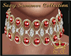 SS Ruby & Gold Necklace