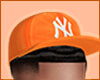 Orange Fitted Hat