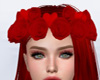 Roses&Hearts Crown Red