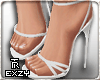 ❥ WhiteThin Sandals.