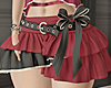 Pirate Skirt Red Black