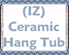 (IZ) Ceramic Hang Tub