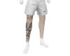 Shorts + tatto white NK