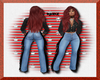 RL COUNTRY FRINGED JEANZ