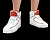 White/Red Sport Trainers