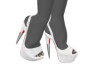 White Vixen Heels