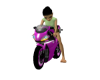 PINK Animated Bike F