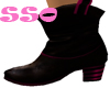 winter pink boot