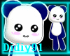 [AK]Panda Blue Costume