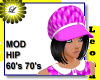 MOD Hat w/Hair Hippy