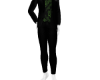 Green Patterned Suit