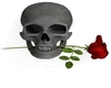Spooky Skull Rose