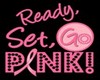 ReadySetGo Pink Sticker