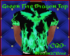 *ZD* Green Fire Dragon Shirt