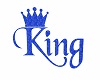 MA King Sign Blue