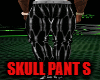 Skull black pants