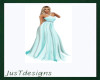 JT Ball Gown Teal