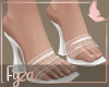 maya white high heels