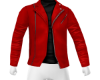 L Red Leather Jacket