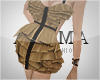 [A™] Leather T-Dress