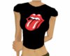 stones lips logo Tshirt