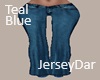 Awesome Jeans Teal Blue