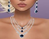 Blue  Jewelry Set