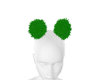 SANTA BBY GRN POMPOM HBN
