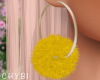 C~Bunny Yellow Earrings 