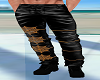 Web Leather Pants