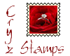 Diamond Rose Stamp