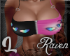 *R* Rainbow Heart Pink L