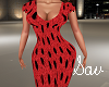 Cap Sleeves-Red Dot