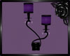 PVC Sconce (Purple)