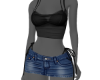 Set Bikini & Skirt Blue