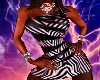 PF ZEBRA DRESS+STOCKINGS