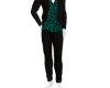 GREEN/BLAC SUIT