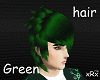 xRx Green Sharpe hair