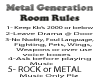 [T]Room Rules
