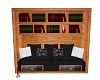 K. Black Bookcase