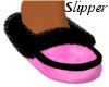 B0sSy Pink Fur Slipper