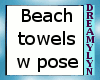 !D Beach Towel w pose