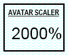 TS-Avatar Scaler 2000%