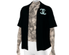 Black CC Shirt W Tatts